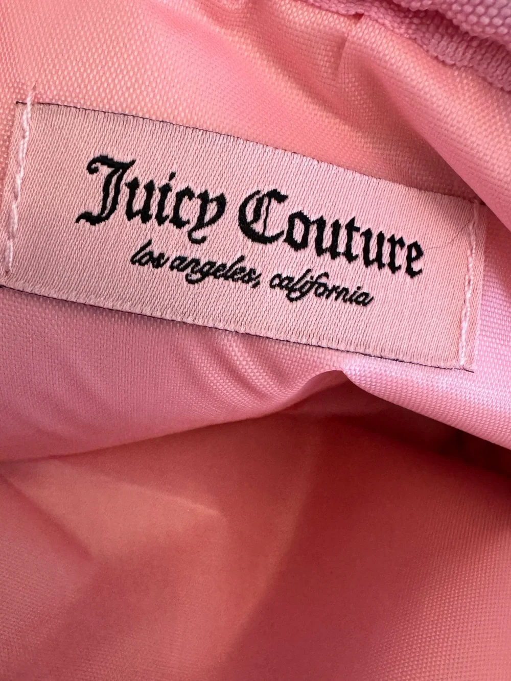 Authentic Juicy Couture Pink Velour Heart 2pc Train Case & Pouch Set NWOT